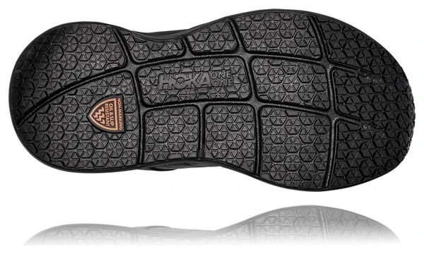Hoka One One Paire De Chaussures Femme Hoka Bondi SR Cuir Noir 6 Hoka One One Paire De Chaussures Femme Hoka Bondi SR Cuir Noir – Image 6