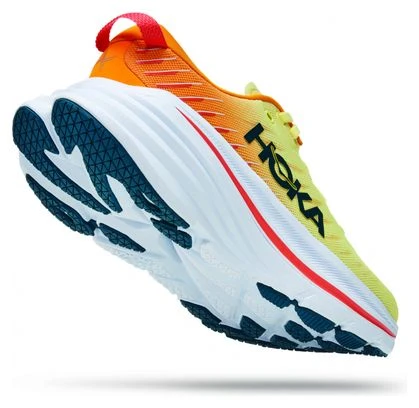 Chaussures De Running Hoka One One Bondi X Jaune Orange 3 Chaussures De Running Hoka One One Bondi X Jaune Orange – Image 3