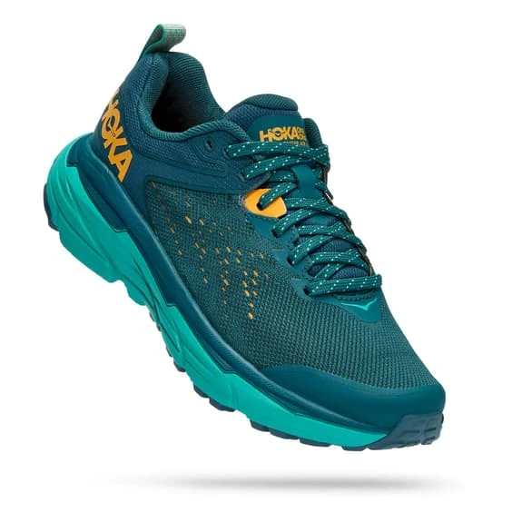 Chaussures HOKA Challenger ATR 6 Bleu Orange Femme 2 Chaussures HOKA Challenger ATR 6 Bleu Orange Femme – Image 2