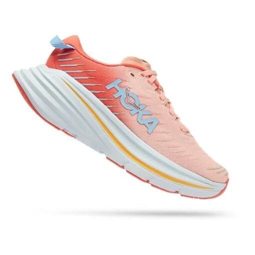 Chaussures HOKA Bondi X Orange Blanc Gris Femme – Image 2