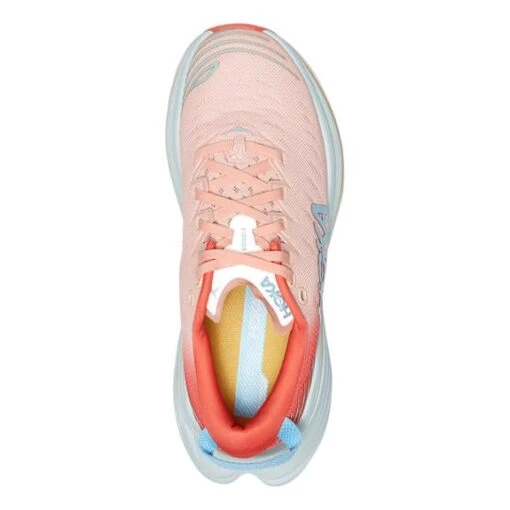 Chaussures HOKA Bondi X Orange Blanc Gris Femme – Image 5
