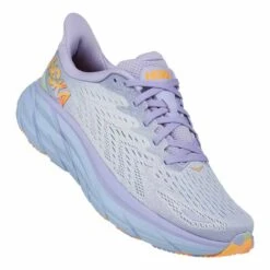 Chaussures HOKA Clifton 8 Lilas Gris Femme