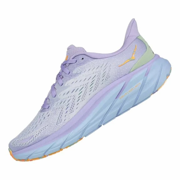 Chaussures HOKA Clifton 8 Lilas Gris Femme 4 Chaussures HOKA Clifton 8 Lilas Gris Femme – Image 4