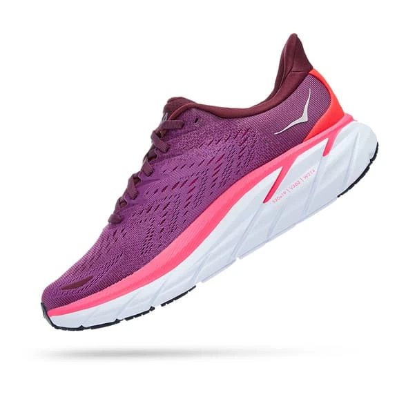 Chaussures HOKA Clifton 8 Lilas Blanc Rose Femme 4 Chaussures HOKA Clifton 8 Lilas Blanc Rose Femme – Image 4