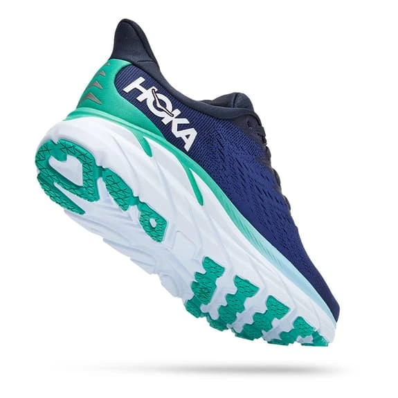 Chaussures HOKA Clifton 8 Bleu Marine Blanc Femme 3 Chaussures HOKA Clifton 8 Bleu Marine Blanc Femme – Image 3