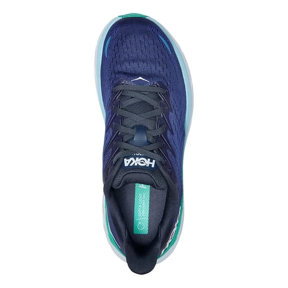 Chaussures HOKA Clifton 8 Bleu Marine Blanc Femme 5 Chaussures HOKA Clifton 8 Bleu Marine Blanc Femme – Image 5