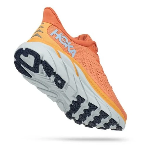 Chaussures HOKA Clifton 8 Orange Blanc Femme – Image 2