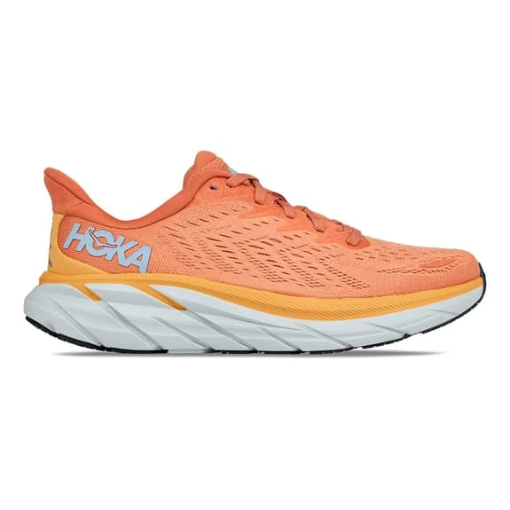 Chaussures HOKA Clifton 8 Orange Blanc Femme 6 Chaussures HOKA Clifton 8 Orange Blanc Femme – Image 6