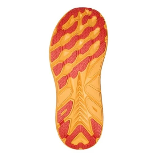 Chaussures HOKA Clifton 8 Blanc Gris Orange Femme – Image 6