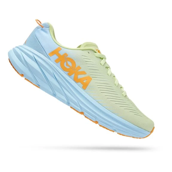 Chaussures HOKA Rincon 3 Vert Bleu Clair Orange Femme 2 Chaussures HOKA Rincon 3 Vert Bleu Clair Orange Femme – Image 2