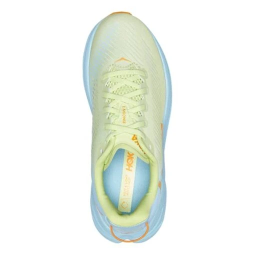 Chaussures HOKA Rincon 3 Vert Bleu Clair Orange Femme – Image 5