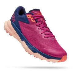 Chaussures HOKA Zinal Lilas Bleu Orange Femme