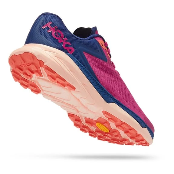 Chaussures HOKA Zinal Lilas Bleu Orange Femme 3 Chaussures HOKA Zinal Lilas Bleu Orange Femme – Image 3