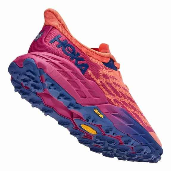Chaussures Hoka Speedgoat 5 Rouge Bleu Femme 3 Chaussures Hoka Speedgoat 5 Rouge Bleu Femme – Image 3