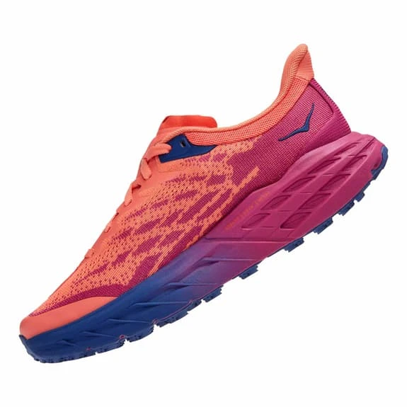 Chaussures Hoka Speedgoat 5 Rouge Bleu Femme 4 Chaussures Hoka Speedgoat 5 Rouge Bleu Femme – Image 4