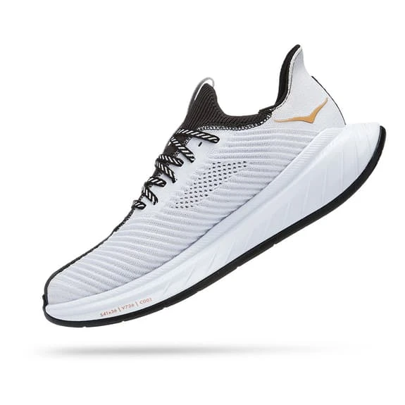 Chaussures HOKA Carbon X 3 Noir Blanc Marron Femme 4 Chaussures HOKA Carbon X 3 Noir Blanc Marron Femme – Image 4