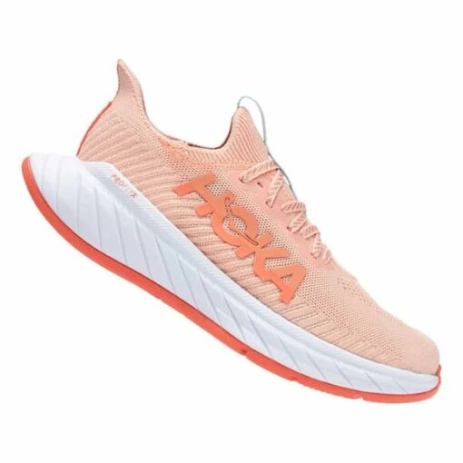 Chaussures HOKA Carbon X 3 Bleu Clair Rose Femme – Image 2