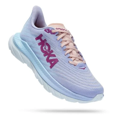 Chaussures HOKA Mach 5 Bleu Clair Lilas Femme – Image 2