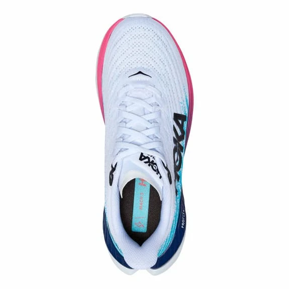 Chaussures HOKA Mach 5 Blanc Bleu Rouge Femme 5 Chaussures HOKA Mach 5 Blanc Bleu Rouge Femme – Image 5