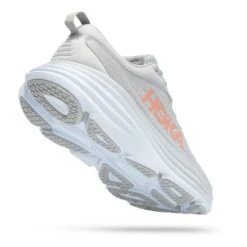Chaussures HOKA Bondi 8 Gris Blanc Orange Femme 8 Chaussures HOKA Bondi 8 Gris Blanc Orange Femme -Hoka Soldes Magasin hk 0001127952 hml 003