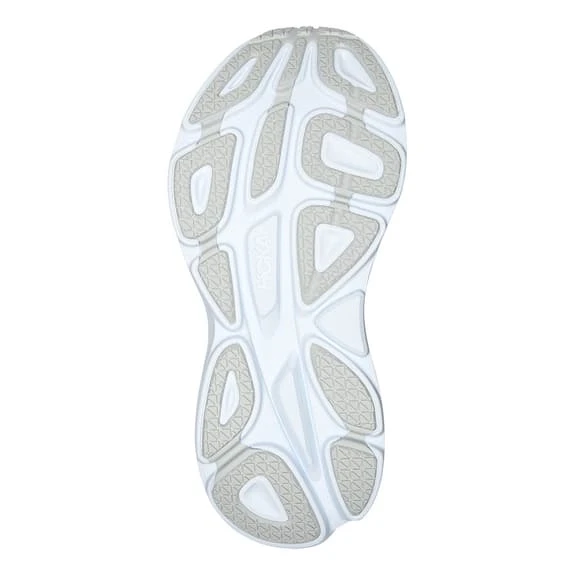 Chaussures HOKA Bondi 8 Gris Blanc Orange Femme 6 Chaussures HOKA Bondi 8 Gris Blanc Orange Femme – Image 6