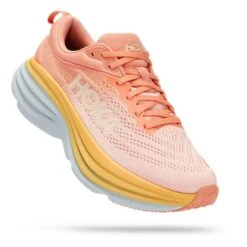 Chaussures HOKA Bondi 8 Orange Blanc Jaune Femme