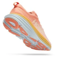 Chaussures HOKA Bondi 8 Orange Blanc Jaune Femme -Hoka Soldes Magasin hk 0001127952 scp 003