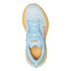 Chaussures HOKA Bondi 8 Blanc Bleu Clair Orange Femme 10 Chaussures HOKA Bondi 8 Blanc Bleu Clair Orange Femme -Hoka Soldes Magasin hk 0001127952 ssc 005