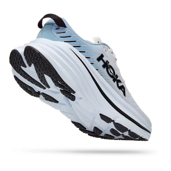Chaussures HOKA Bondi X Blanc Bleu Clair Noir 3 Chaussures HOKA Bondi X Blanc Bleu Clair Noir – Image 3