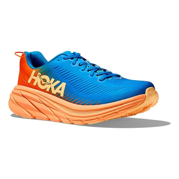 Chaussures HOKA Rincon 3 Bleu Marine Orange 4 Chaussures HOKA Rincon 3 Bleu Marine Orange – Image 4