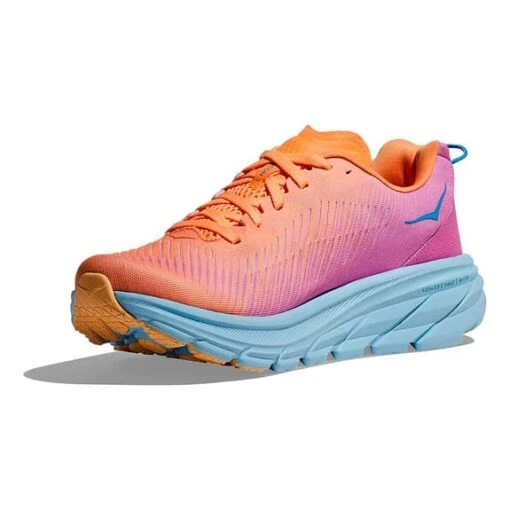 Chaussures HOKA Rincon 3 Orange Rose Blanc Femme – Image 6