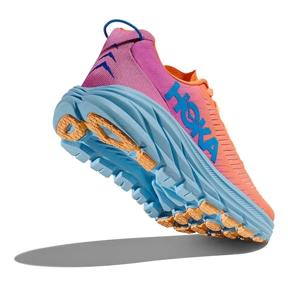 Chaussures HOKA Rincon 3 Orange Rose Blanc Femme 5 Chaussures HOKA Rincon 3 Orange Rose Blanc Femme – Image 5
