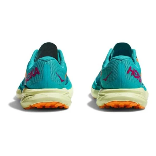 Chaussures HOKA Zinal Vert Turquoise Orange Fuchsia Femme – Image 5