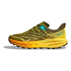 Chaussures HOKA Speedgoat 5 Vert Kaki Orange Jaune 9 Chaussures HOKA Speedgoat 5 Vert Kaki Orange Jaune -Hoka Soldes Magasin hk 1123157 apf 002