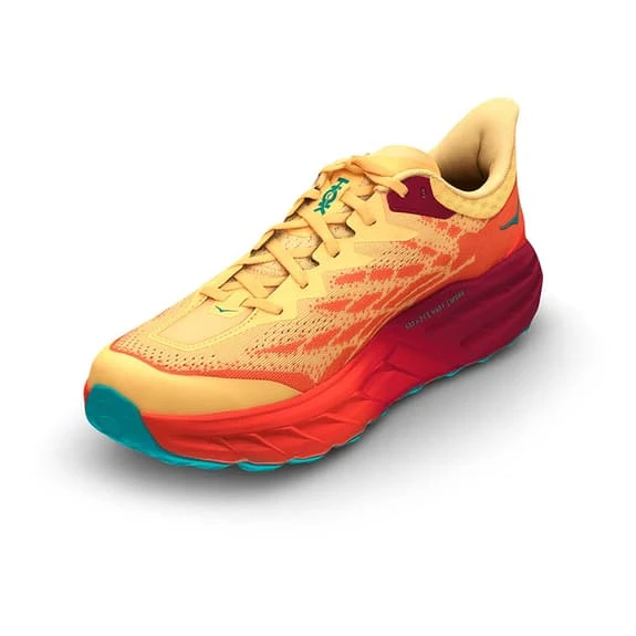 Chaussures HOKA Speedgoat 5 Crème Orange Bleu 5 Chaussures HOKA Speedgoat 5 Crème Orange Bleu – Image 5