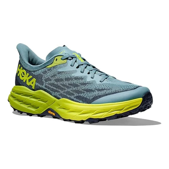 Chaussures HOKA Speedgoat 5 Gris Jaune Fluo 3 Chaussures HOKA Speedgoat 5 Gris Jaune Fluo – Image 3