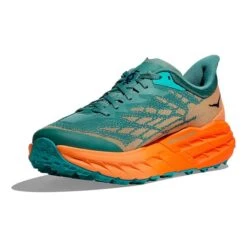 Chaussures HOKA Speedgoat 5 Vert Orange Fluo 9 Chaussures HOKA Speedgoat 5 Vert Orange Fluo -Hoka Soldes Magasin hk 1123157 tmo 003