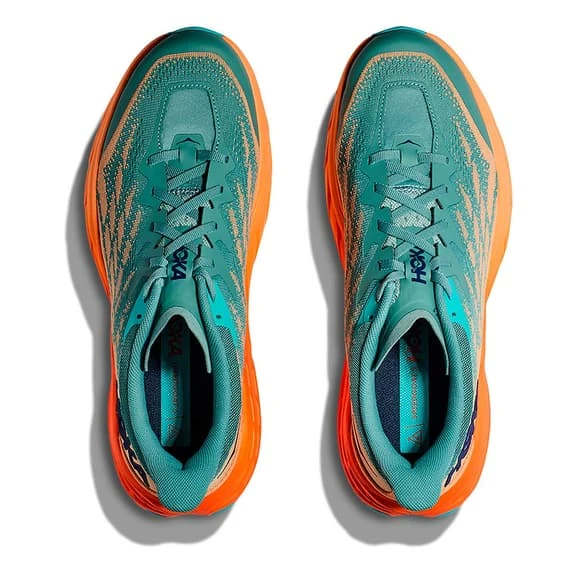 Chaussures HOKA Speedgoat 5 Vert Orange Fluo 6 Chaussures HOKA Speedgoat 5 Vert Orange Fluo – Image 6