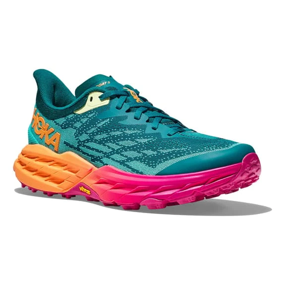 Chaussures HOKA Speedgoat 5 Vert Turquoise Orange Fuchsia Femme 6 Chaussures HOKA Speedgoat 5 Vert Turquoise Orange Fuchsia Femme – Image 6