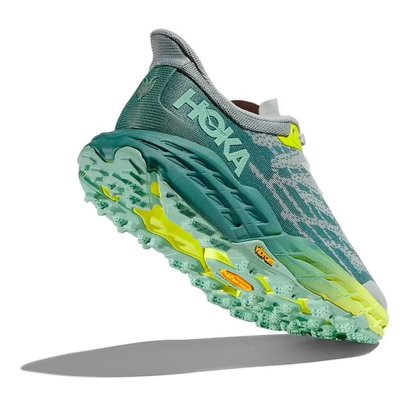 Chaussures HOKA Speedgoat 5 Vert Gris Jaune Femme 6 Chaussures HOKA Speedgoat 5 Vert Gris Jaune Femme – Image 6