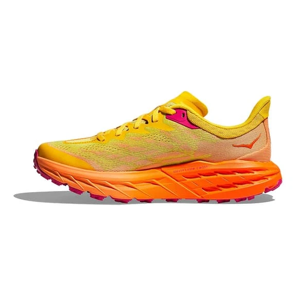 Chaussures HOKA Speedgoat 5 Jaune Orange Femme 3 Chaussures HOKA Speedgoat 5 Jaune Orange Femme – Image 3