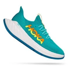 Chaussures HOKA Carbon X 3 Vert Turquoise Orange Jaune