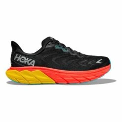 Chaussures HOKA Arahi 6 Noir Jaune Rouge