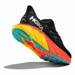 Chaussures HOKA Arahi 6 Noir Jaune Rouge 10 Chaussures HOKA Arahi 6 Noir Jaune Rouge -Hoka Soldes Magasin hk 1123194 bfl 005