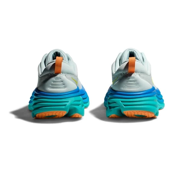 Chaussures HOKA Bondi 8 Blanc Bleu Vert Turquoise 5 Chaussures HOKA Bondi 8 Blanc Bleu Vert Turquoise – Image 5