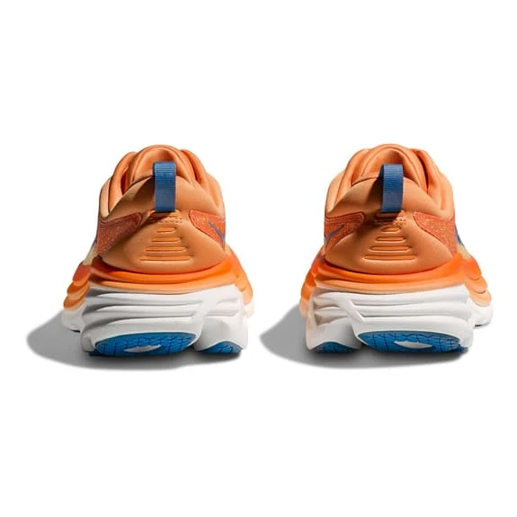 Chaussures HOKA Bondi 8 Orange Bleu Marine Jaune 5 Chaussures HOKA Bondi 8 Orange Bleu Marine Jaune – Image 5