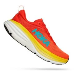 Hoka Soldes Magasin 5 Chaussures HOKA Bondi 8 Rouge Orange Jaune Bleu