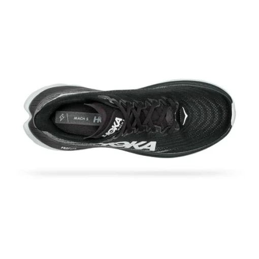 Chaussures HOKA Mach 5 Noir Blanc – Image 5