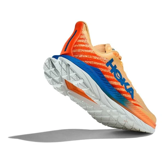 Chaussures HOKA Mach 5 Crème Orange Bleu Marine 6 Chaussures HOKA Mach 5 Crème Orange Bleu Marine – Image 6