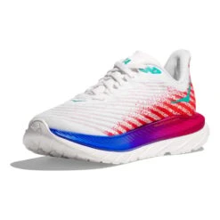 Chaussures HOKA Mach 5 Blanc Rouge Bleu Marine Femme 8 Chaussures HOKA Mach 5 Blanc Rouge Bleu Marine Femme -Hoka Soldes Magasin hk 1127894 wfm 003
